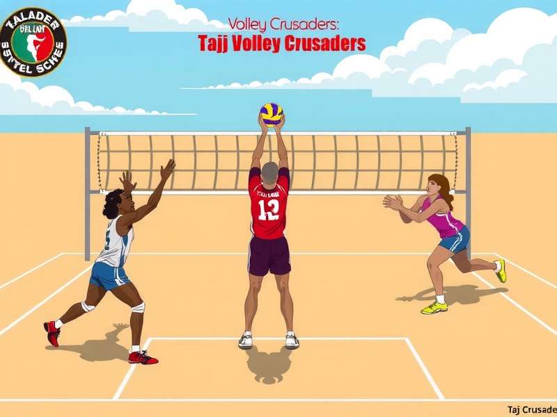 Intuitive mobile controls for volleyball Taj Volley Crusaders Control Scheme